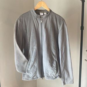 Armani Exchange Grey Zip-up, size Large